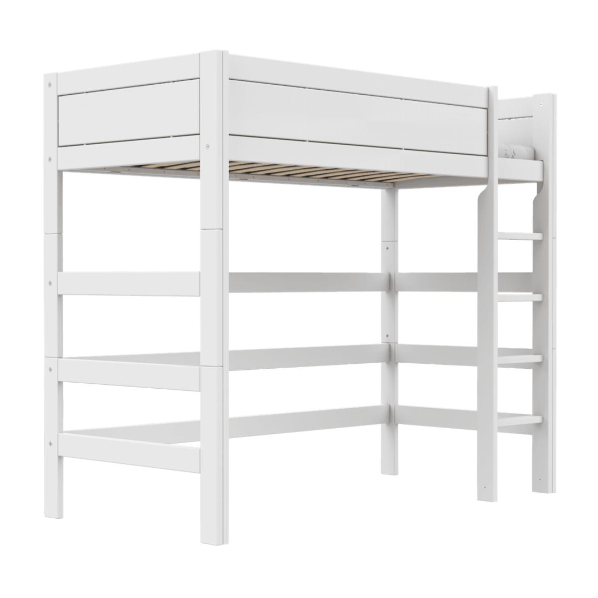 Lit haut échelle droite DE LUXE Lifetime Blanc