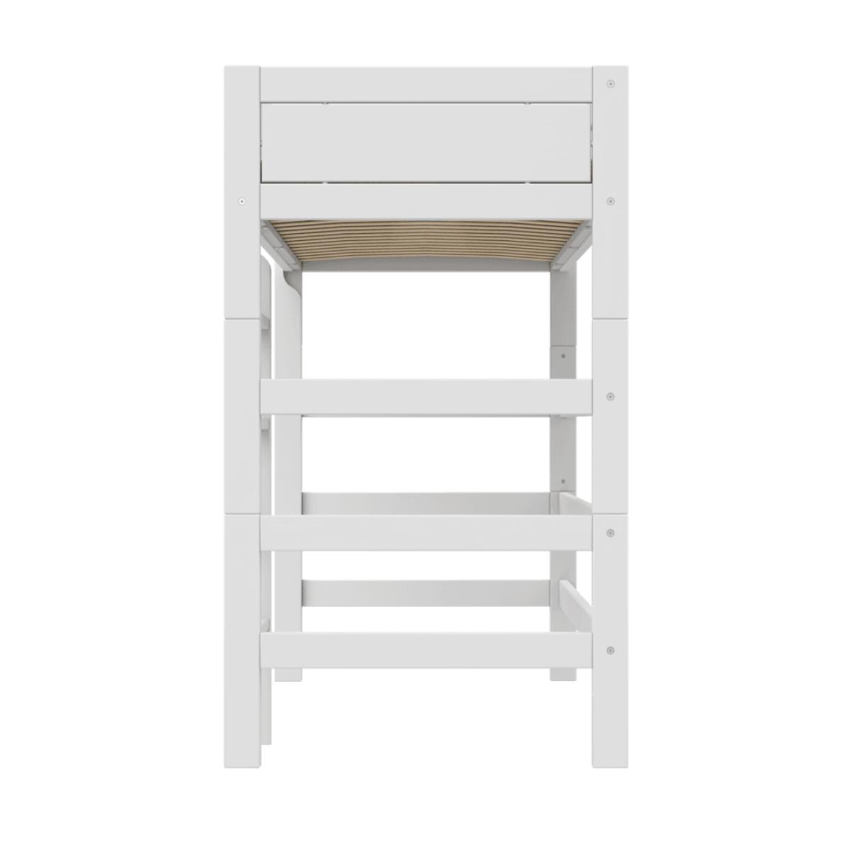 Lit haut échelle droite DE LUXE Lifetime Blanc