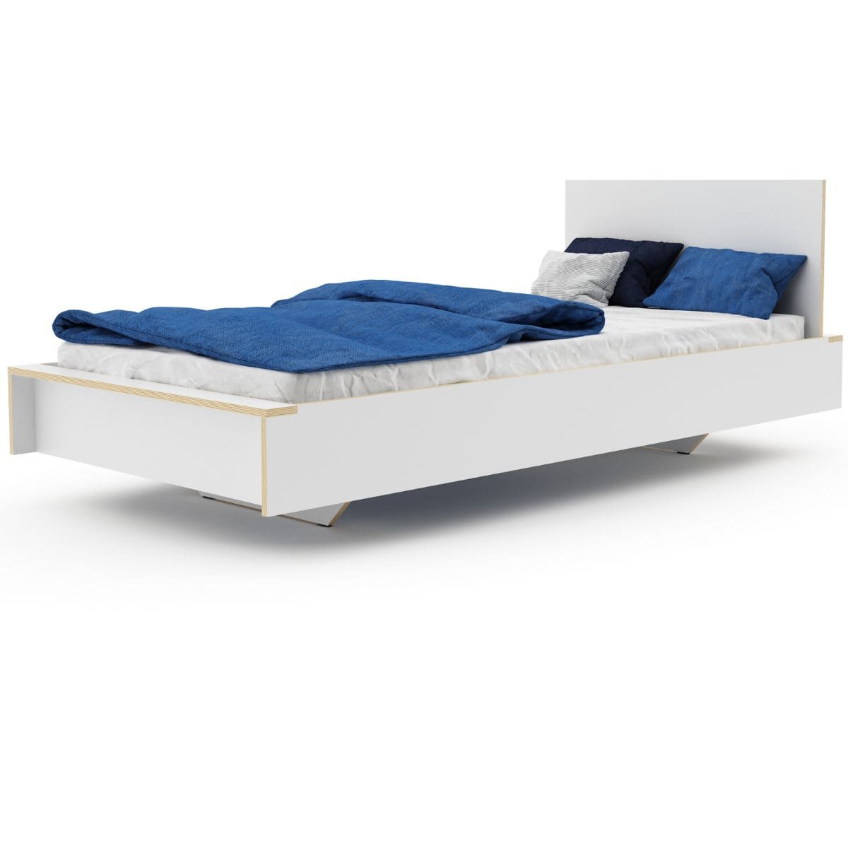 Lit individuel 140 CPL FLAI Müller Small Living blanc