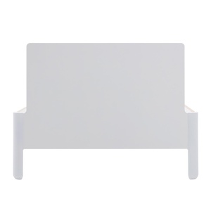 Lit individuel 140x200cm avec tête de lit CPL NAIT Müller Small Living blanc bouleau