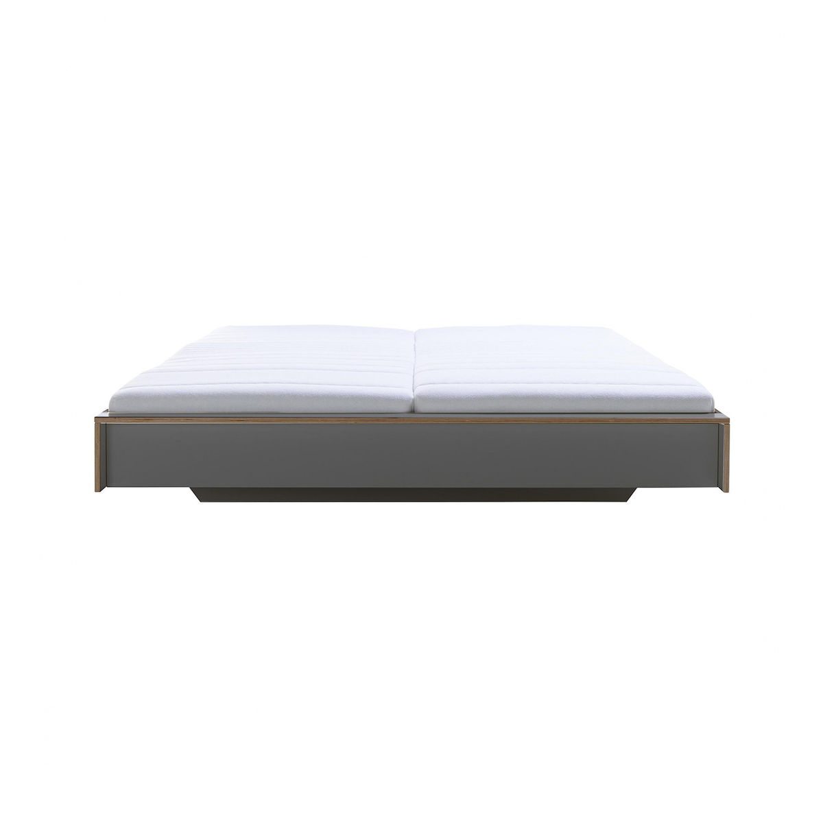 Lit individuel 140x200cm FLAI Müller Small Living anthracite