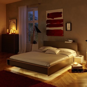 Lit individuel 140x200cm FLAI Müller Small Living anthracite