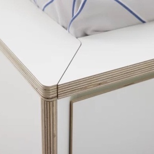 Lit individuel 90x200cm SPAZE Müller Small Living blanc
