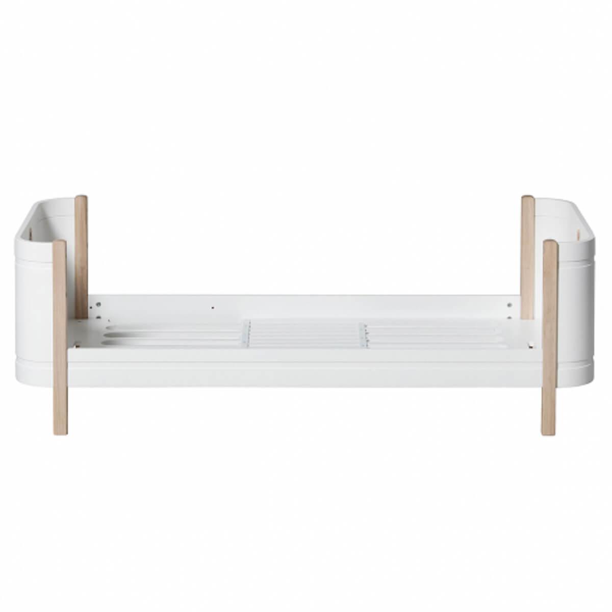 Lit junior 68x162cm WOOD MINI+ Oliver Furniture chêne-blanc