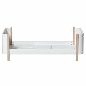 Lit junior 68x162cm WOOD MINI+ Oliver Furniture chêne-blanc
