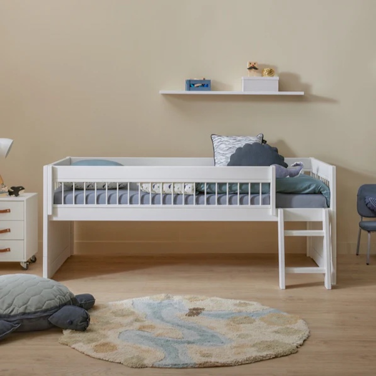 Lit junior 90x200cm BREEZE Lifetime blanc