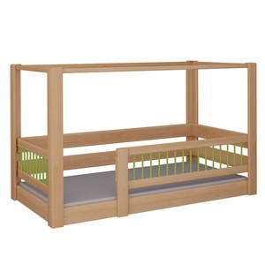 Lit Kubu baldaquin DELUXE de Breuyn naturel-vert