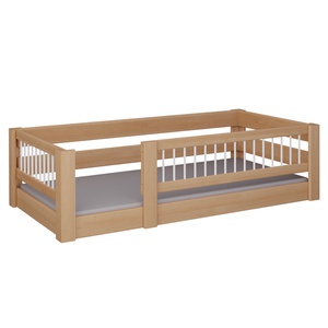 Lit Kubu bas DELUXE de Breuyn naturel-blanchi