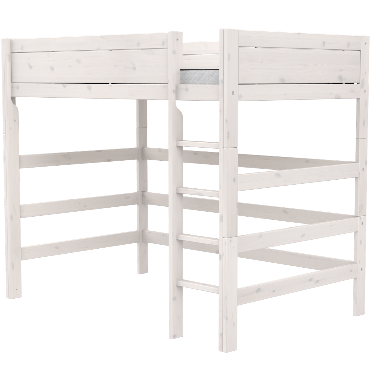 Lit mezzanine 120x200x177cm DELUXE Lifetime whitewash