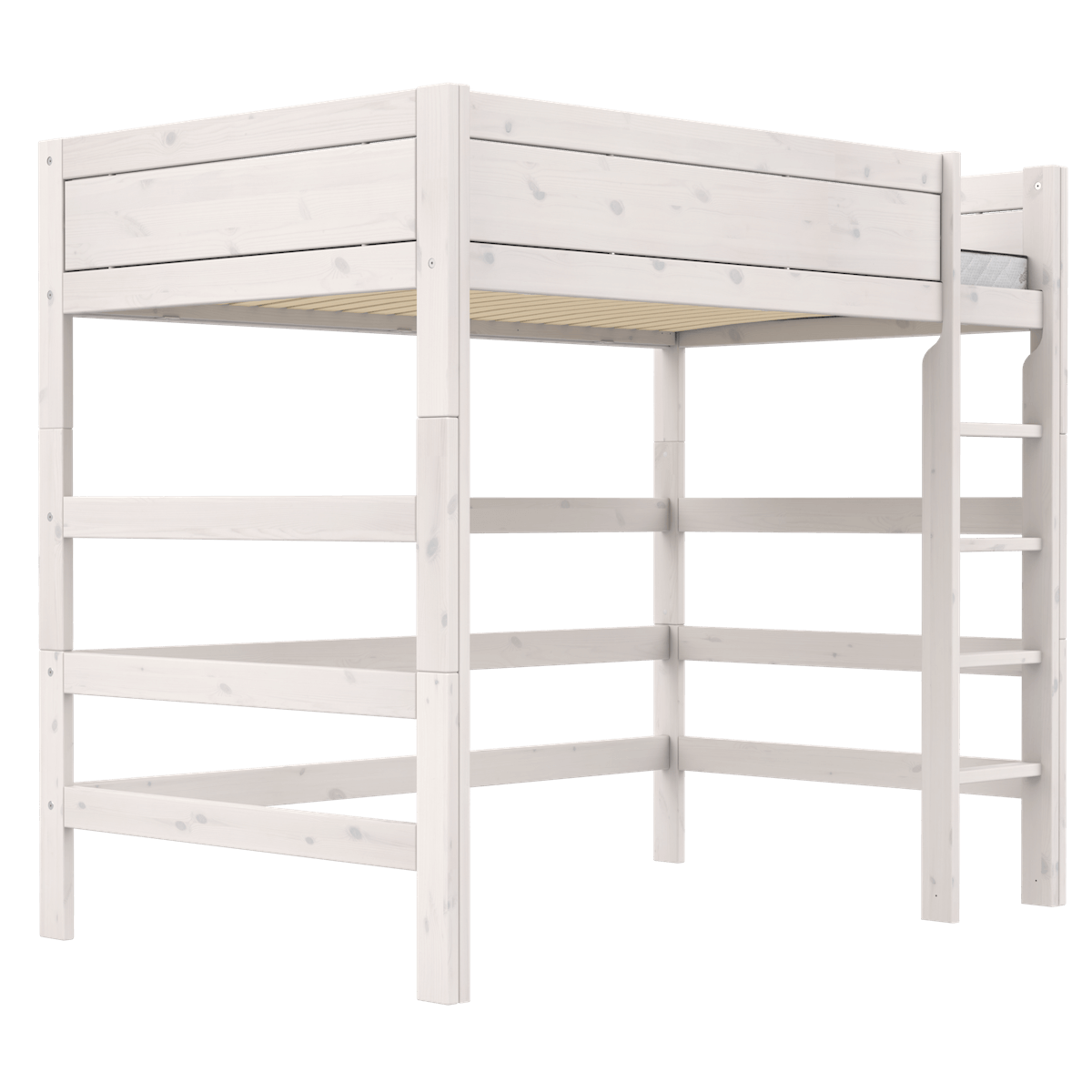 Lit mezzanine 120x200x177cm PREMIUM Lifetime whitewash