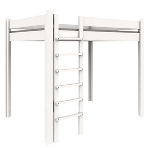 Lit mezzanine 140x200cm DESTYLE de Breuyn laqué blanc