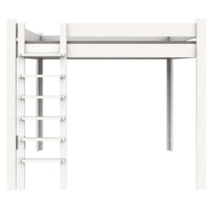 Lit mezzanine 140x200cm DESTYLE de Breuyn laqué blanc