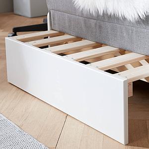 Lit mezzanine 200x90cm bureau Click-On module de couchage casa NOR Flexa chêne-blanc