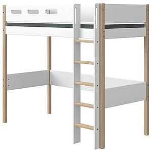 Lit mezzanine 200x90cm NOR Flexa chêne-blanc
