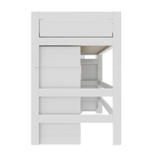 Lit mezzanine 90x200cm All-In-One Lifetime blanc