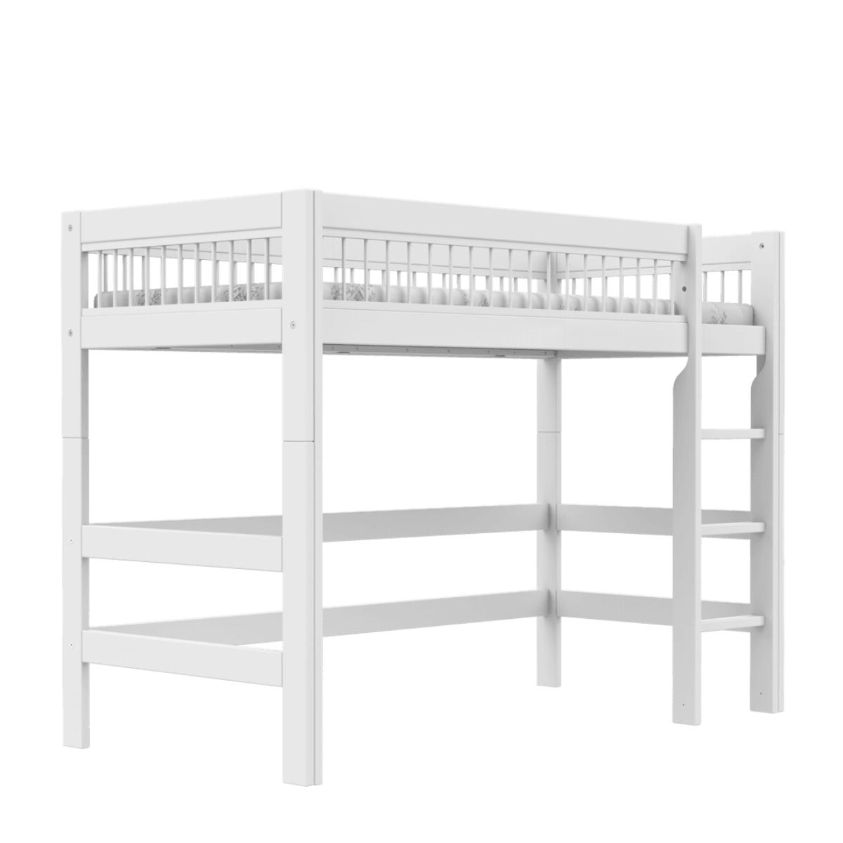 Lit mezzanine 90x200cm BREEZE Lifetime blanc