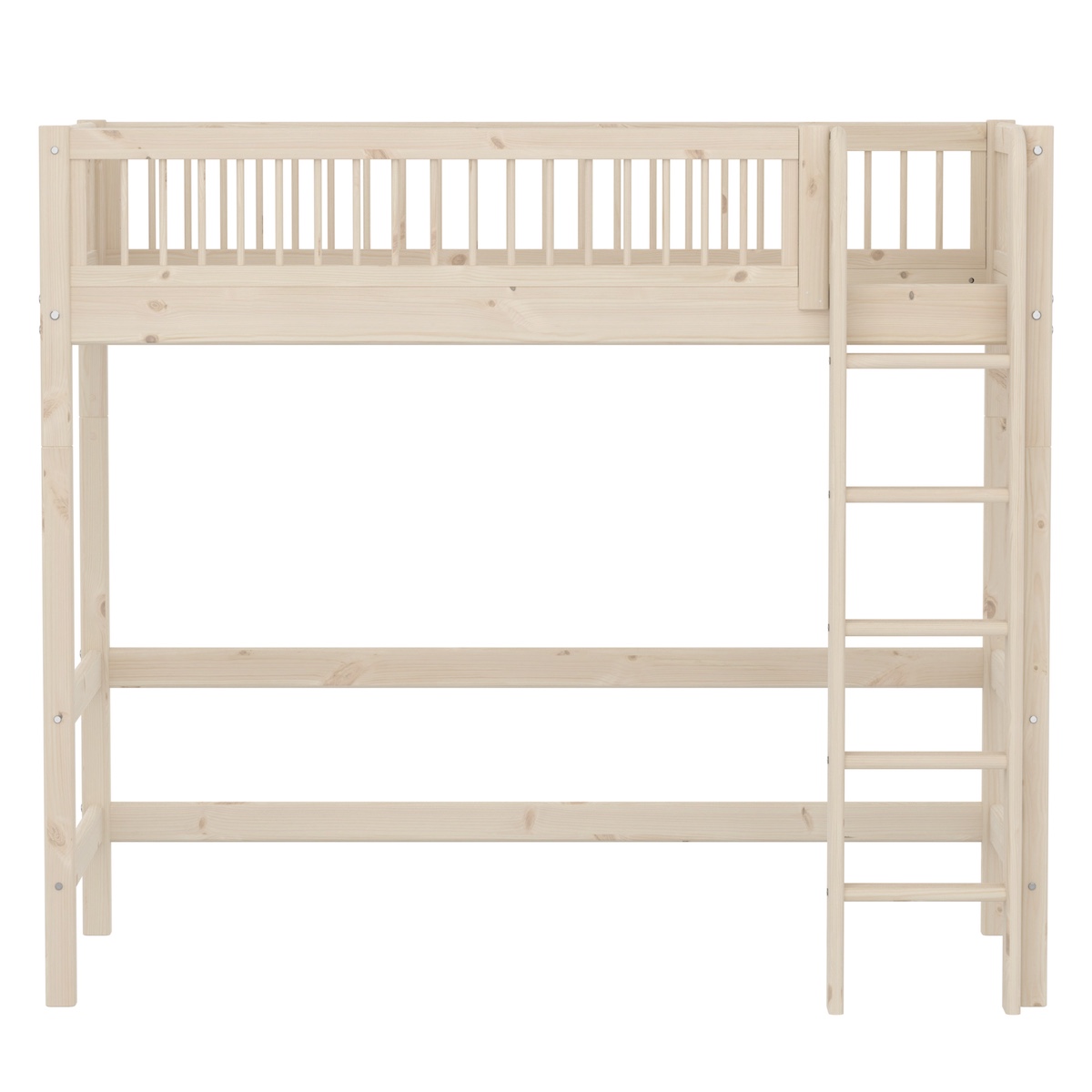 Lit mezzanine 90x200cm CLASSIC Flexa White Washed Pine
