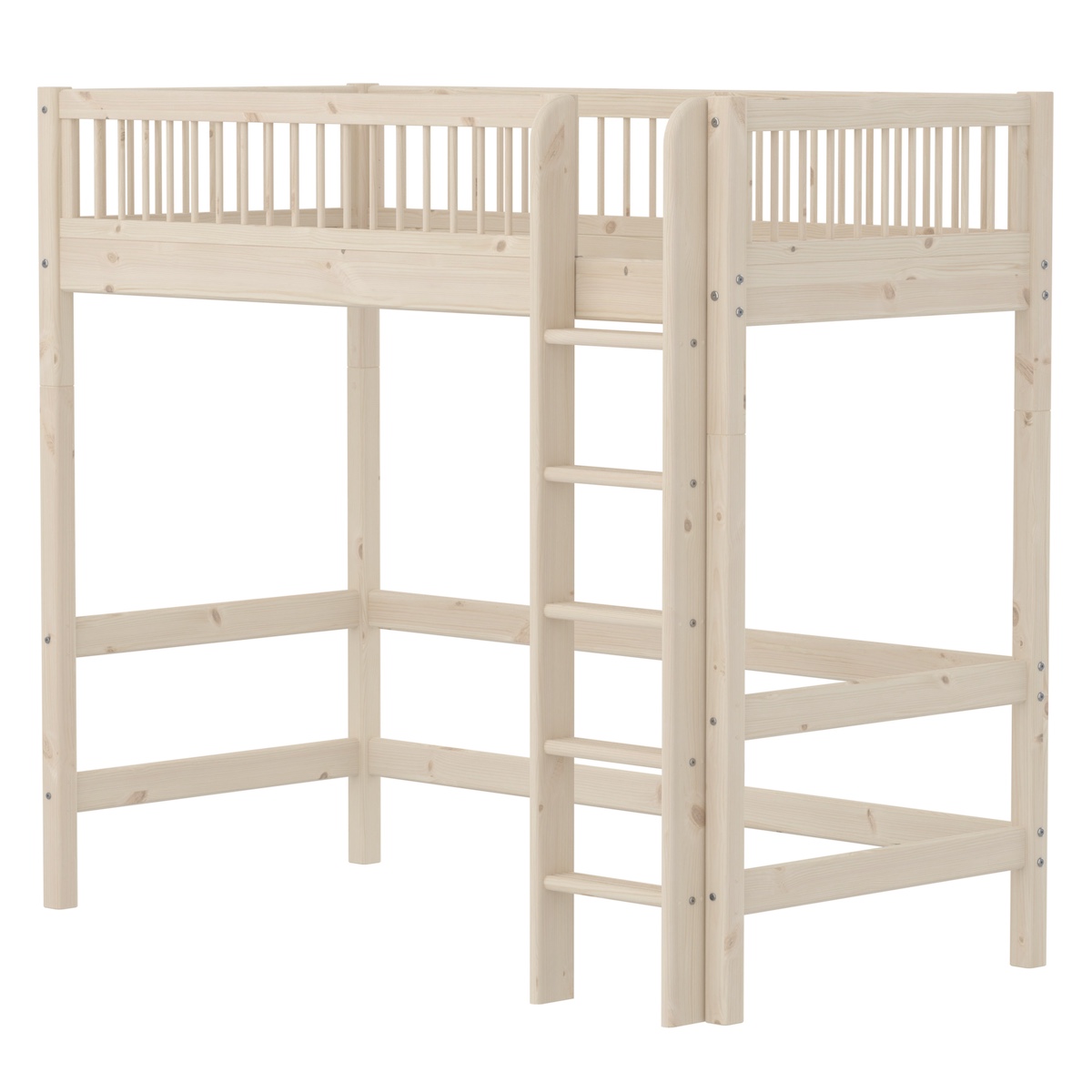 Lit mezzanine 90x200cm CLASSIC Flexa White Washed Pine