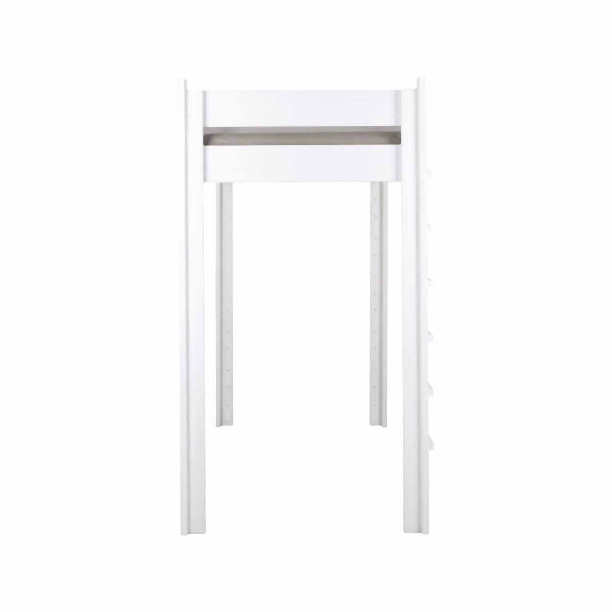 Lit mezzanine 90x200cm DESTYLE de Breuyn laqué blanc