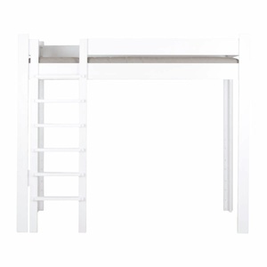 Lit mezzanine 90x200cm DESTYLE de Breuyn laqué blanc