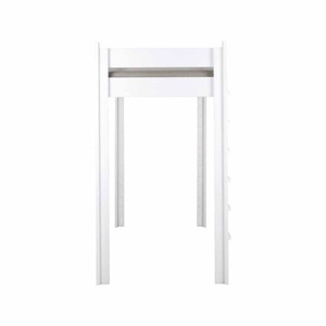 Lit mezzanine 90x200cm DESTYLE de Breuyn laqué blanc
