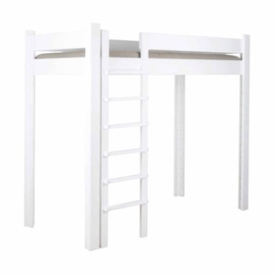 Lit mezzanine 90x200cm DESTYLE de Breuyn laqué blanc
