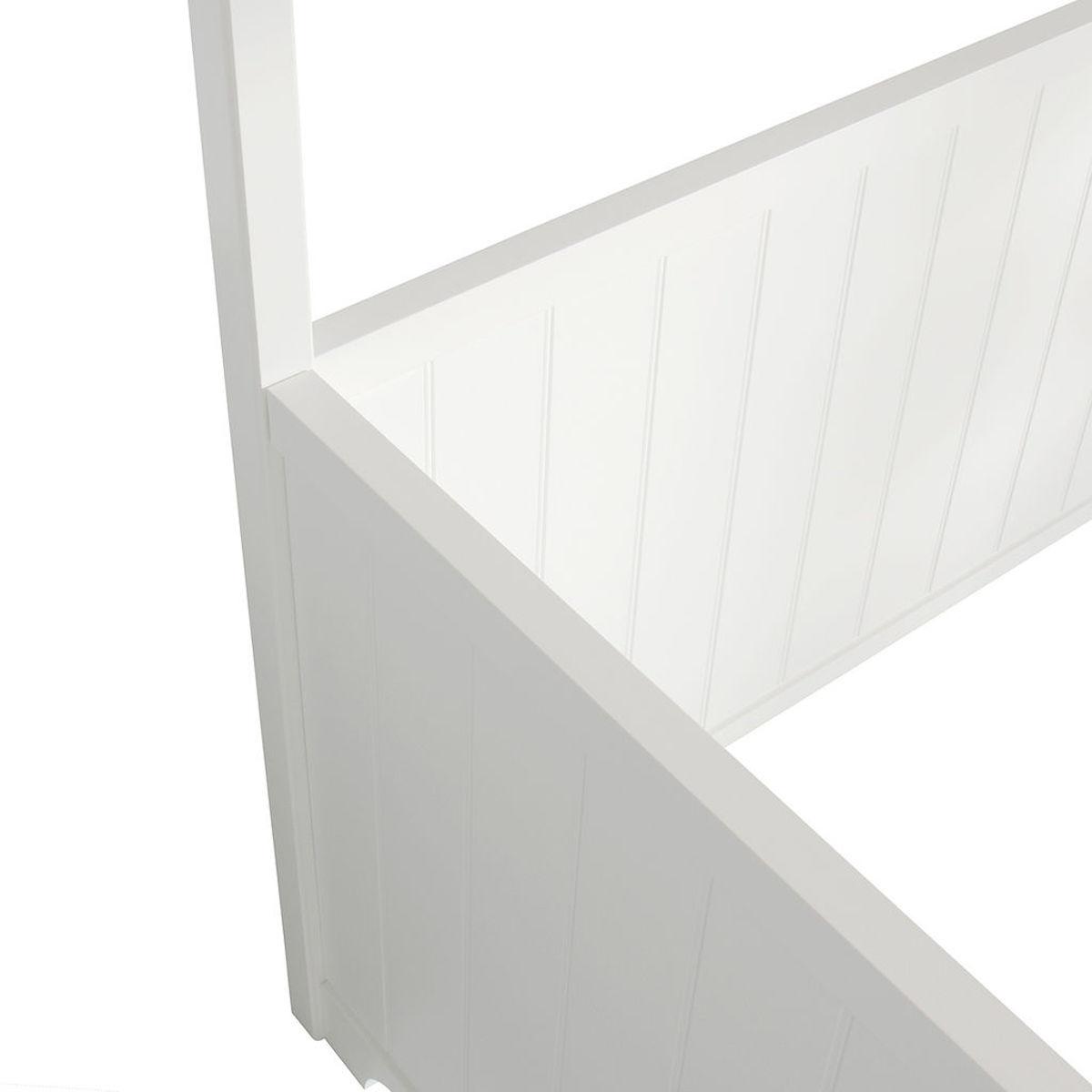 Lit mezzanine 90x200cm SEASIDE CLASSIC Oliver Furniture blanc