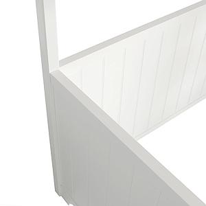 Lit mezzanine 90x200cm SEASIDE CLASSIC Oliver Furniture blanc