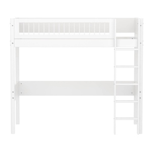 Lit mezzanine 90x200cm WHITE Flexa Legs F.Wht.  Rail F.Wht.