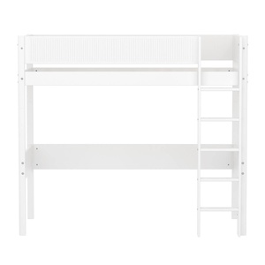 Lit mezzanine 90x200cm WHITE FLEXA Legs F.Wht.  Rail F.Wht.