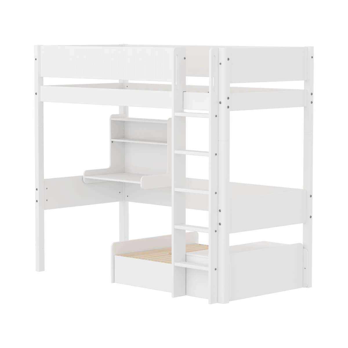 Lit mezzanine Casa 90x200cm WHITE Flexa
