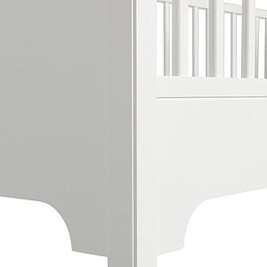 Lit mezzanine mi-haut 90x200cm SEASIDE CLASSIC Oliver Furniture blanc