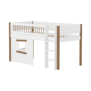 Lit mi-haut 90x200cm échelle droite NOR HUT Flexa
