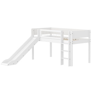Lit mi-haut 90x200cm WHITE Flexa Ladder Crossbars F.Wht.