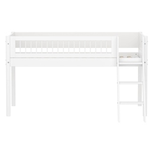 Lit mi-haut 90x200cm WHITE Flexa Ladder Crossbars F.Wht.