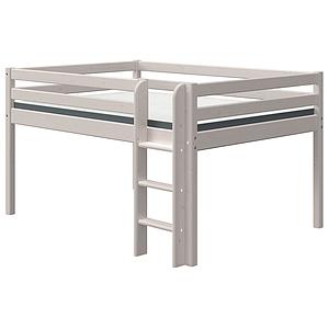 Lit mi hauteur 140x200cm CLASSIC Flexa grey washed 