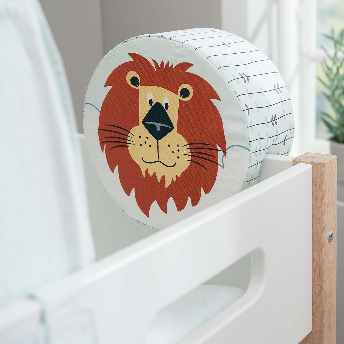 Lit mi hauteur 190x90cm échelle inclinée NOR Flexa chêne-blanc