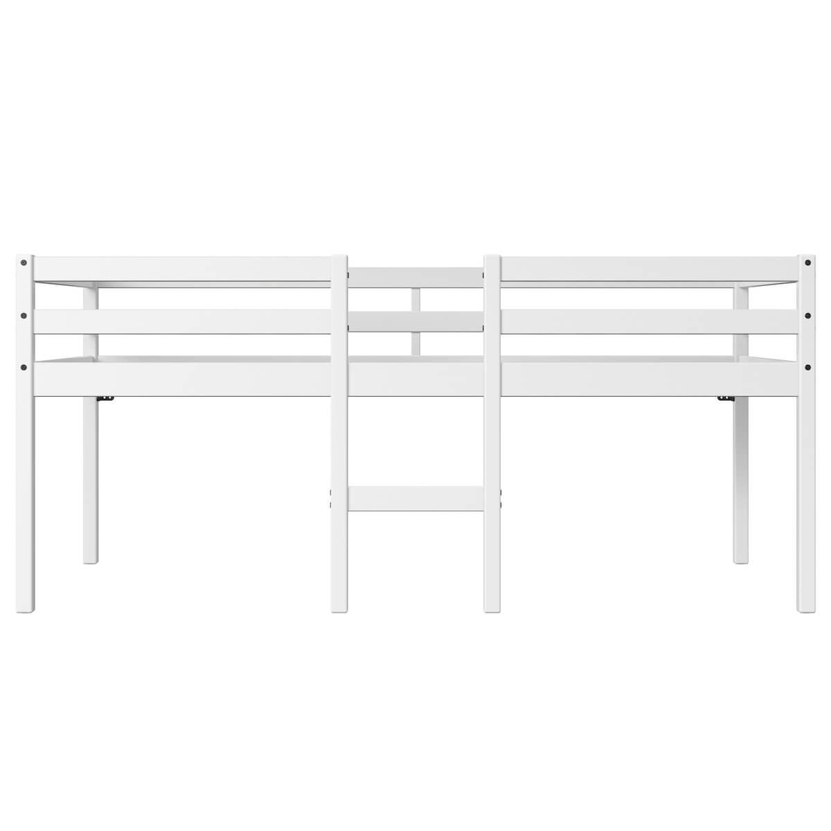 Lit mi hauteur 200x90cm ALFRED Flexa full white