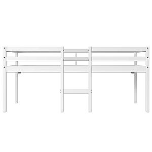 Lit mi hauteur 200x90cm ALFRED Flexa full white