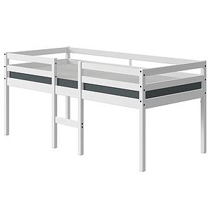 Lit mi hauteur 200x90cm ALFRED Flexa full white