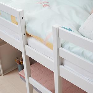 Lit mi hauteur 200x90cm ALFRED Flexa full white