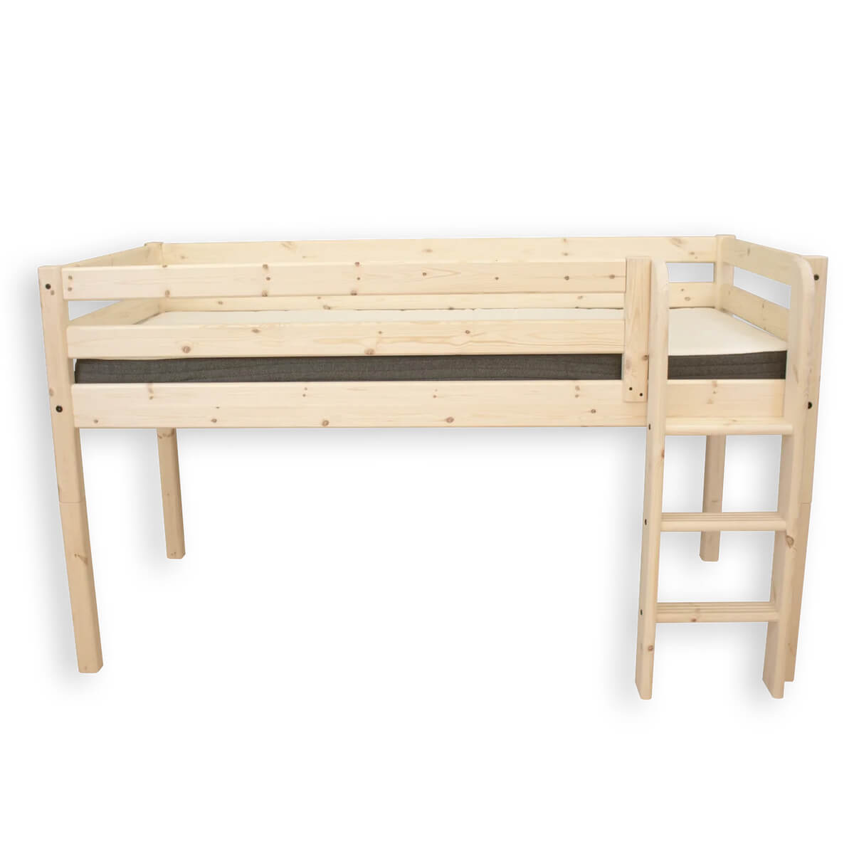 Lit mi-hauteur 200x90cm échelle droite CLASSIC Flexa