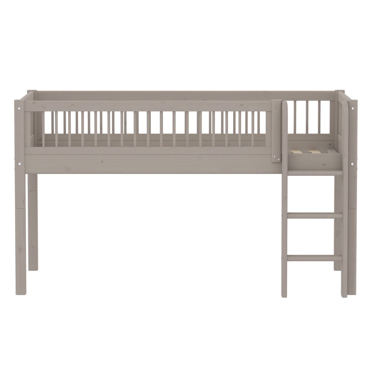 Lit mi-hauteur 90x200cm CLASSIC Flexa Grey Washed Pine