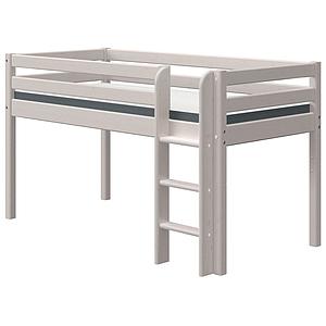 Lit mi hauteur 90x200cm échelle droite CLASSIC Flexa grey washed