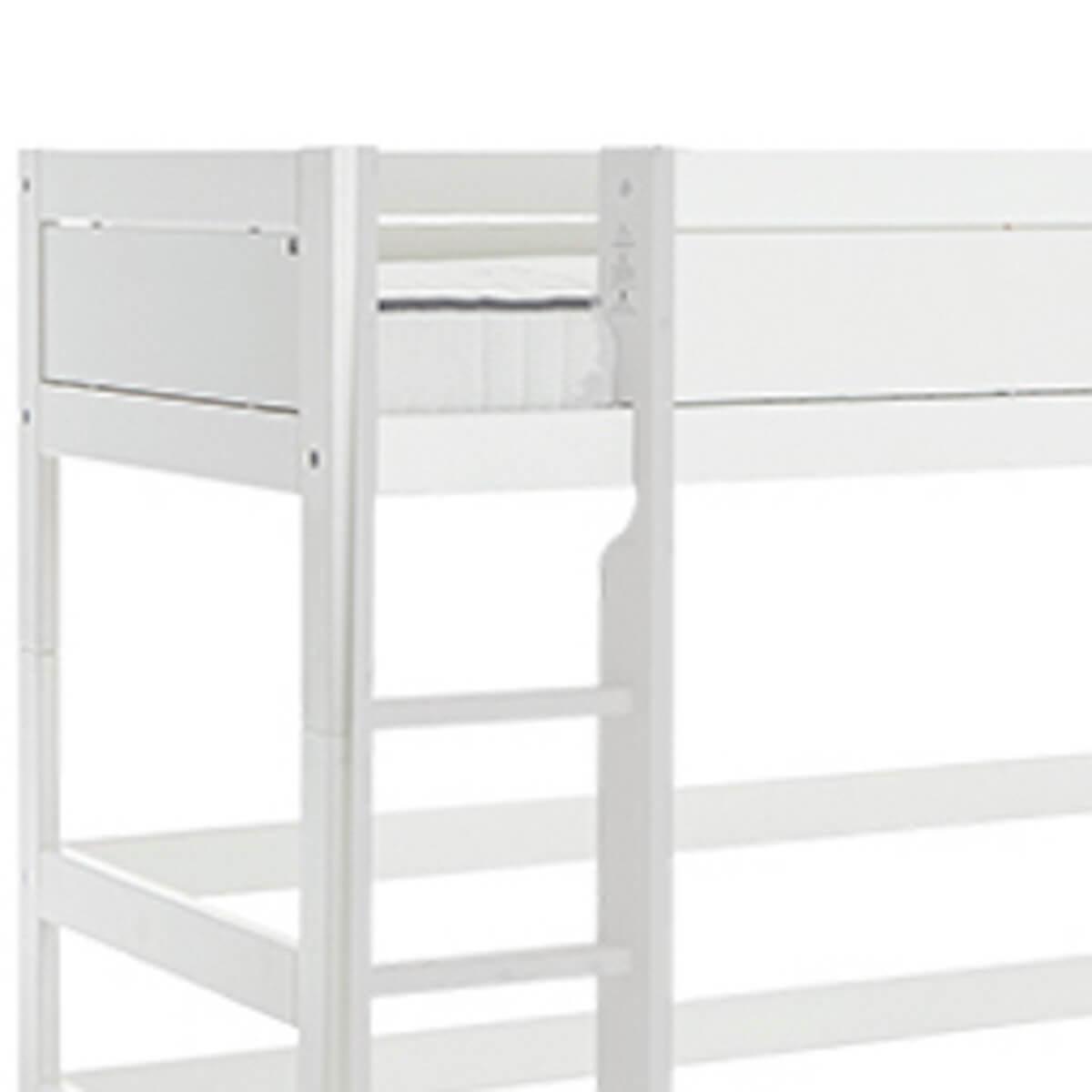 Lit mi hauteur 90x200cm échelle droite Lifetime blanc
