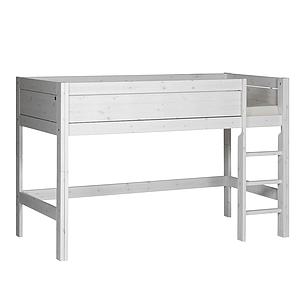 Lit mi-hauteur 90x200cm échelle droite Lifetime white wash