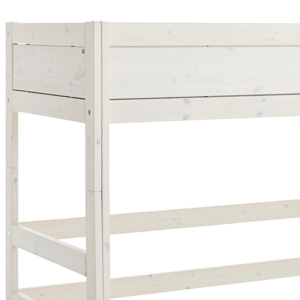 Lit mi hauteur 90x200cm échelle droite Lifetime whitewash