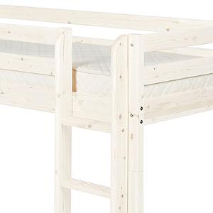 Lit mi-hauteur Classic Line 90x200 cm + échelle droite + toboggan by FLEXA