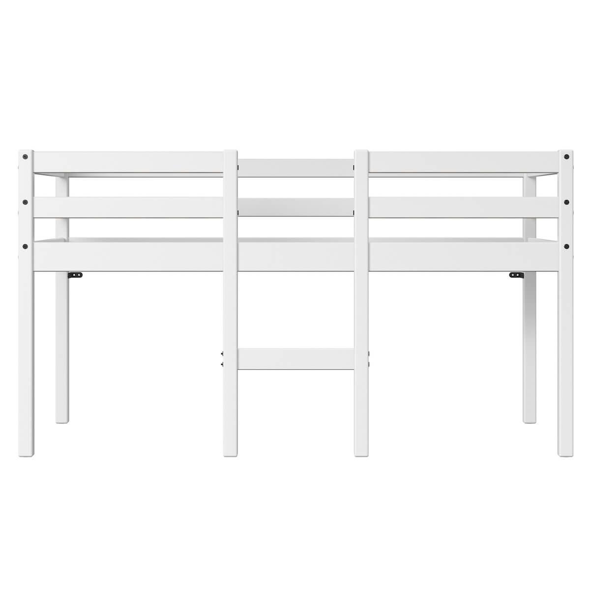 Lit mi hauteur junior 160x70cm ALFRED Flexa full white