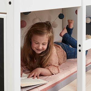 Lit mi hauteur junior 160x70cm ALFRED Flexa full white